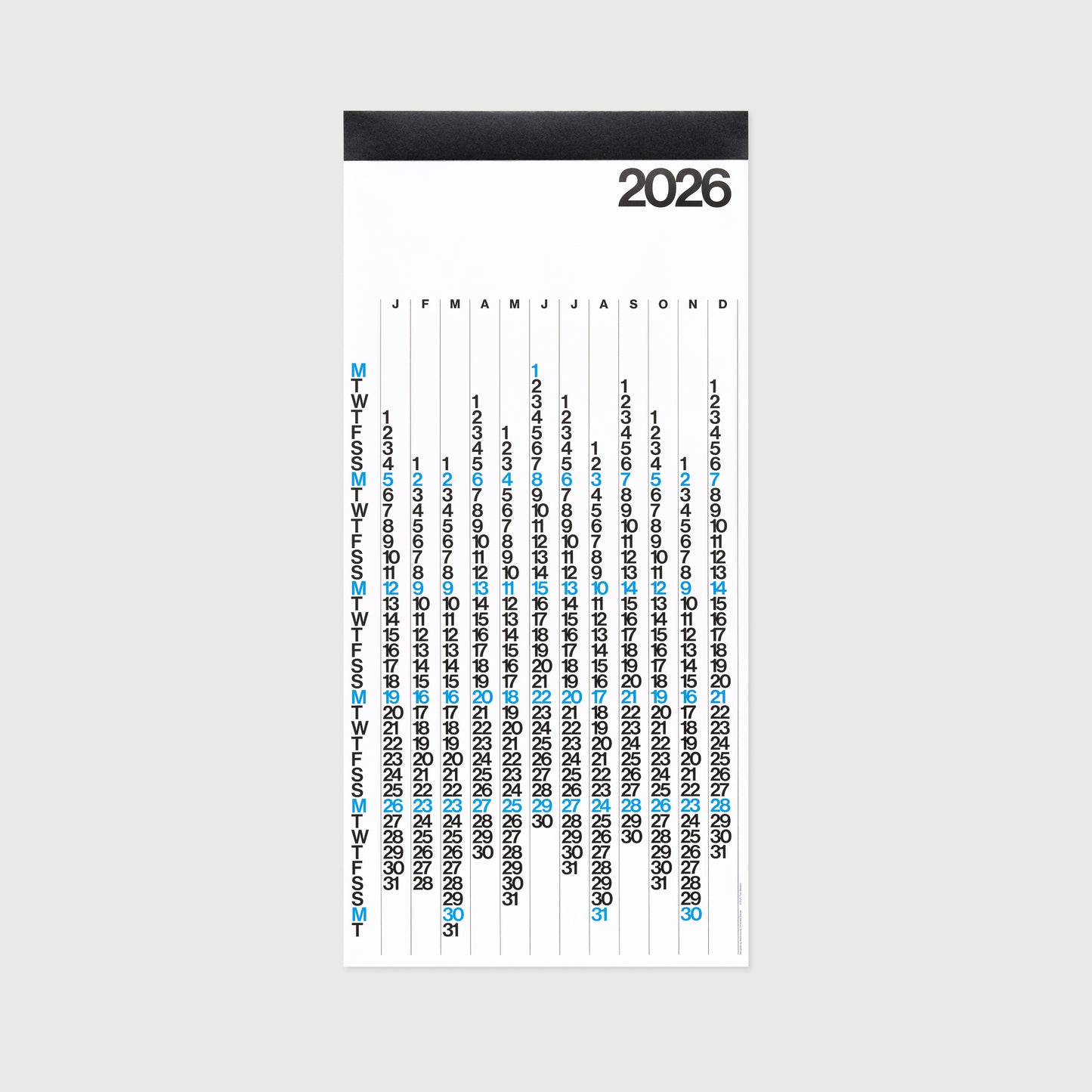 Calendario V 2026